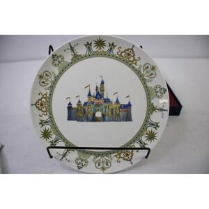Disney 50th Anniversary Disneyland Plate Kimberly Irvine Dudson China Castle